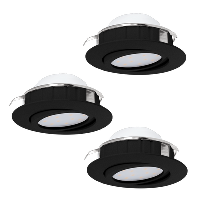 900749 EGLO PINEDA 3000K LED süllyesztett lámpa 3 db-os szett