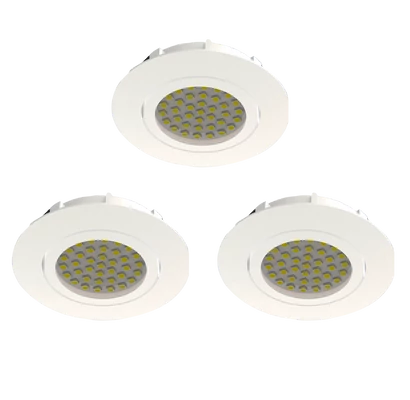 95857 EGLO PINEDA LED szabályzós süllyesztett lámpa 3 db-os szett