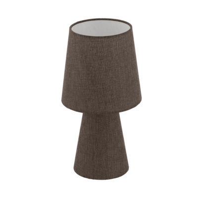 97123 EGLO CARPARA barna textil asztali lámpa