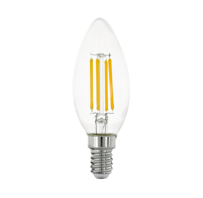 110015 EGLO E14-LED-C35 470 lm 2700 K átlátszó fényforrás