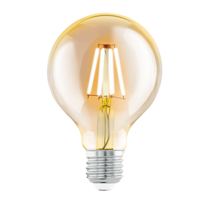 110052 EGLO E27-LED-G80 350 lm 2200 K borostyán fényforrás