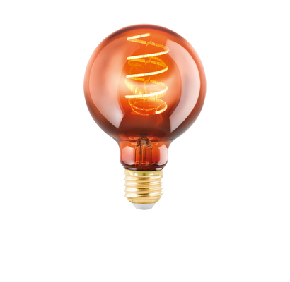 110091 EGLO E27-LED-G80 30 lm 2000 K vörösréz színű dekor fényforrás