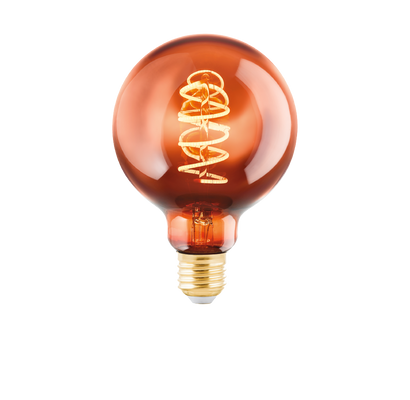 110092 EGLO E27-LED-G95 30 lm 2000 K vörösréz színű dekor fényforrás
