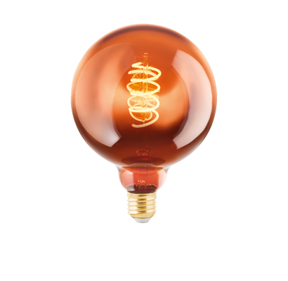 110093 EGLO E27-LED-G125 30 lm 2000 K vörösréz színű dekor fényforrás