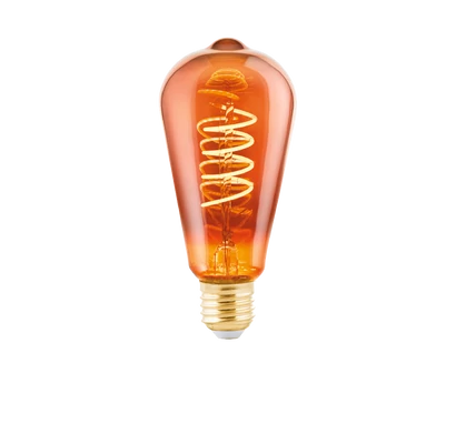 110094 EGLO E27-LED-ST64 30 lm 2000 K vörösréz színű dekor fényforrás