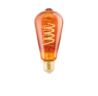 110094 EGLO E27-LED-ST64 30 lm 2000 K vörösréz színű dekor fényforrás