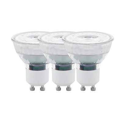 110151 EGLO GU10-LED 345 lm 2700 K átlátszó fényforrás (3 db-os szett)
