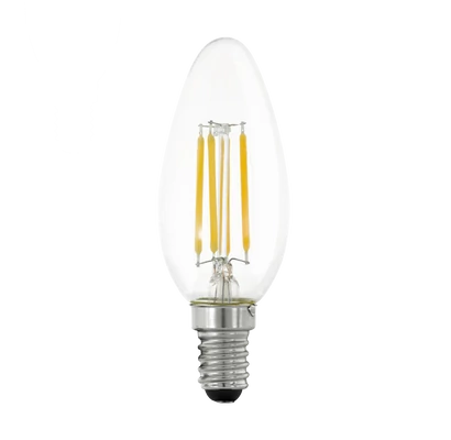 110182 EGLO E14-LED-C35 470 lm 2700 K átlátszó fényerőszabályzós fényforrás