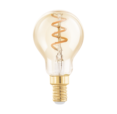 110191 EGLO E14-LED-P45 145 lm 2000 K borostyán dekor fényforrás