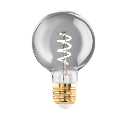 110195 EGLO E27-LED-G60 100 lm 2000 K füstüveges dekor fényforrás