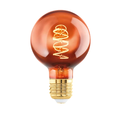110198 EGLO E27-LED-G60 30 lm 2000 K vörösréz színű dekor fényforrás