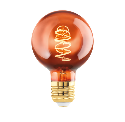 110198 EGLO E27-LED-G60 30 lm 2000 K vörösréz színű dekor fényforrás