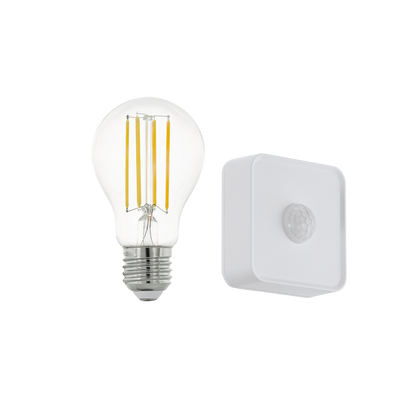 12257 EGLO E27-LED-A60 806 lm 4000 K átlátszó Zigbee fényforrás szenzorral