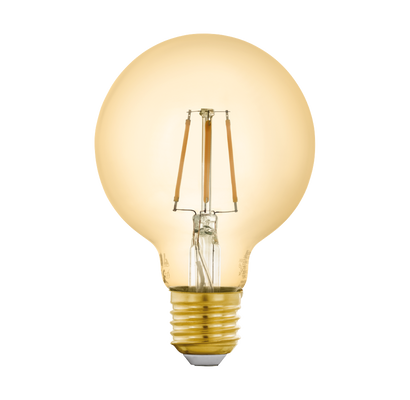12572 EGLO connect E27-LED-G80 500 lm 2200 K borostyán fényforrás