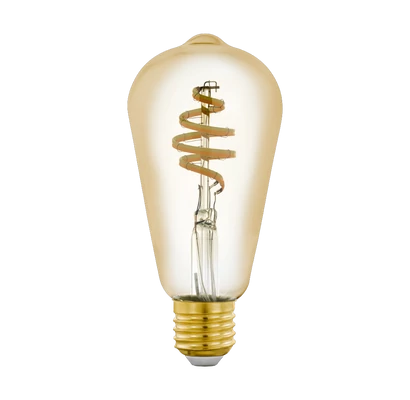 12583 EGLO connect E27-LED-ST64 400 lm 2200 K-6500 K borostyán fényforrás
