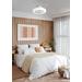 35095 ORTONA fehér LED mennyezeti ventilátoros lámpa